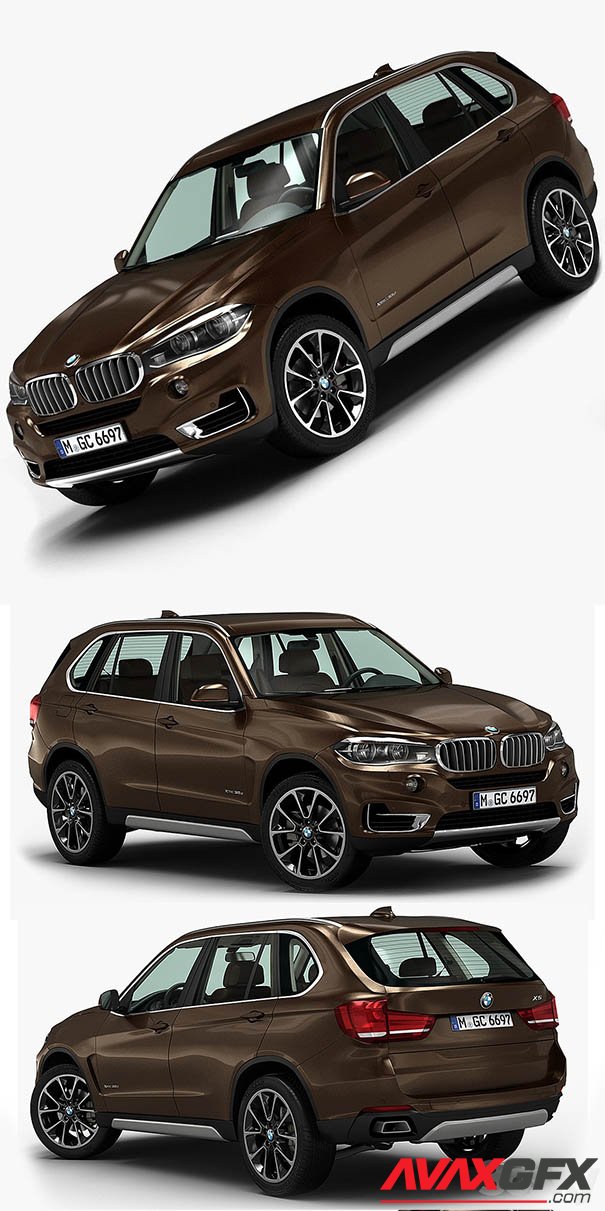 BMW X5 2014 3D Model