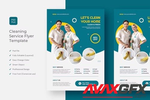 Cleaning Service Flyer [PSD]