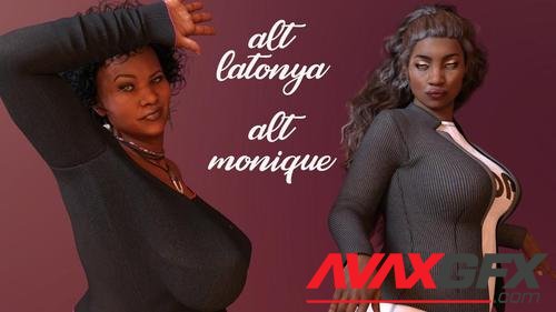 Alt Latonya 8 and Alt Monique