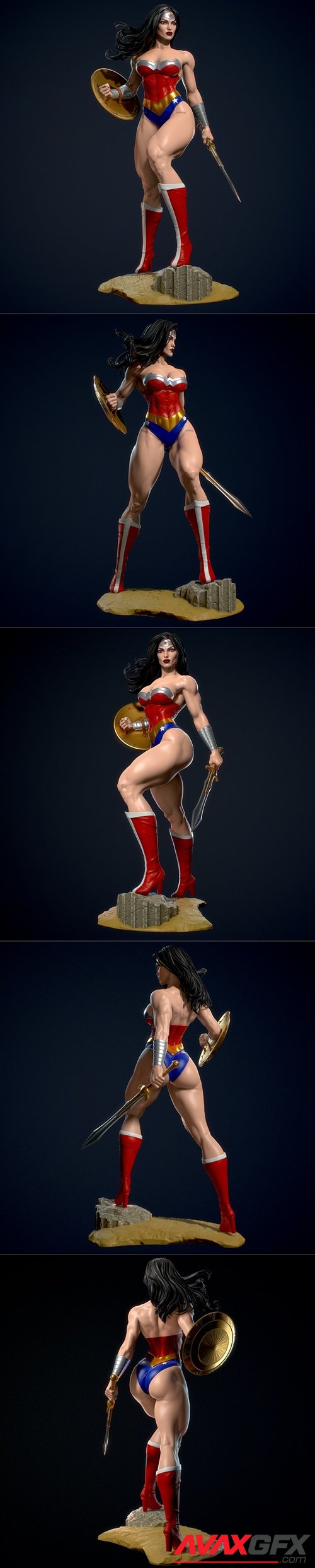 Wonder woman - Yan-H 3D Print