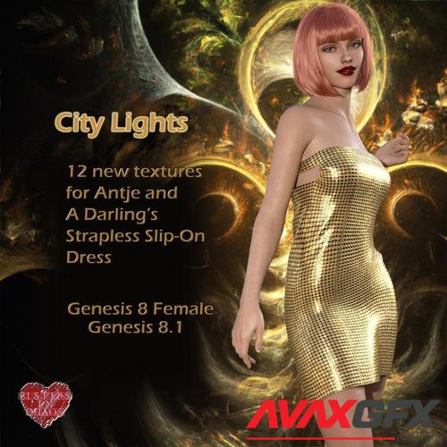 City Lights Add-On For Strapless Slip-On Gown for G8x