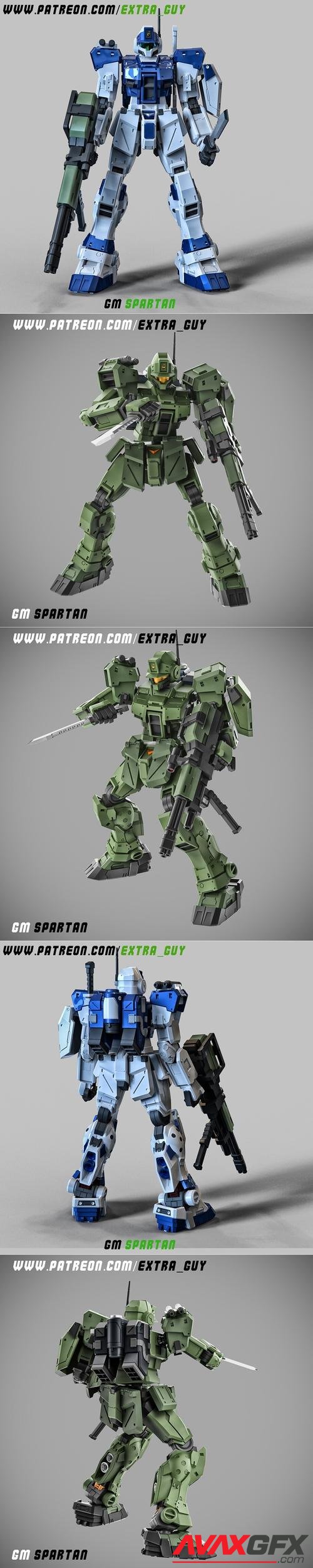 Gundam GM Spartan 3D Print