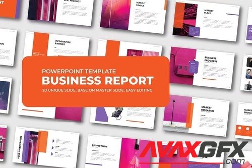 Business Report Powerpoint Template [PPTX]