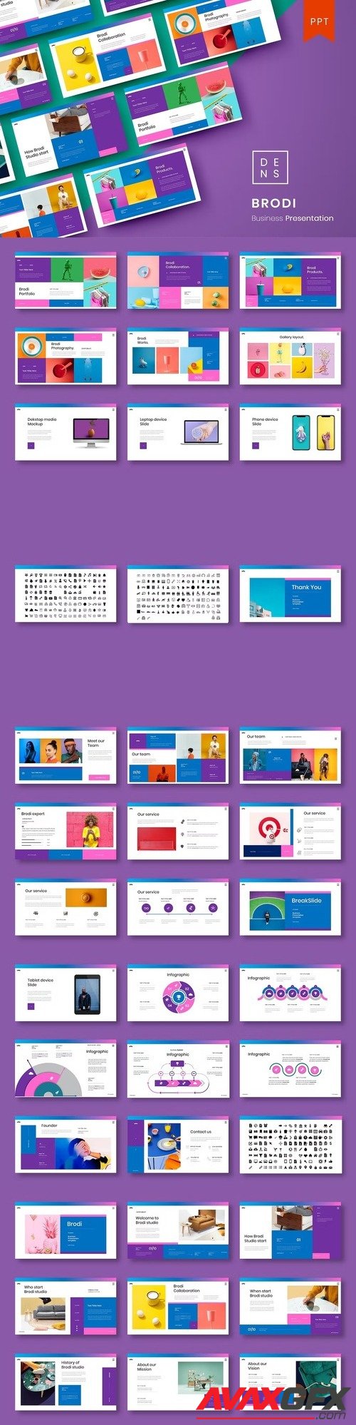 Brodi – Business PowerPoint Template [PPTX]