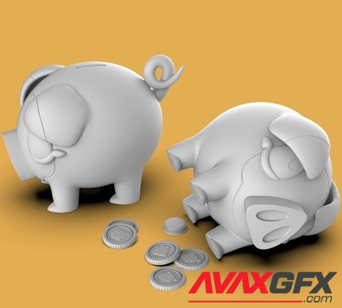 Lechonk - Pokemon Piggy Bank 3D Print