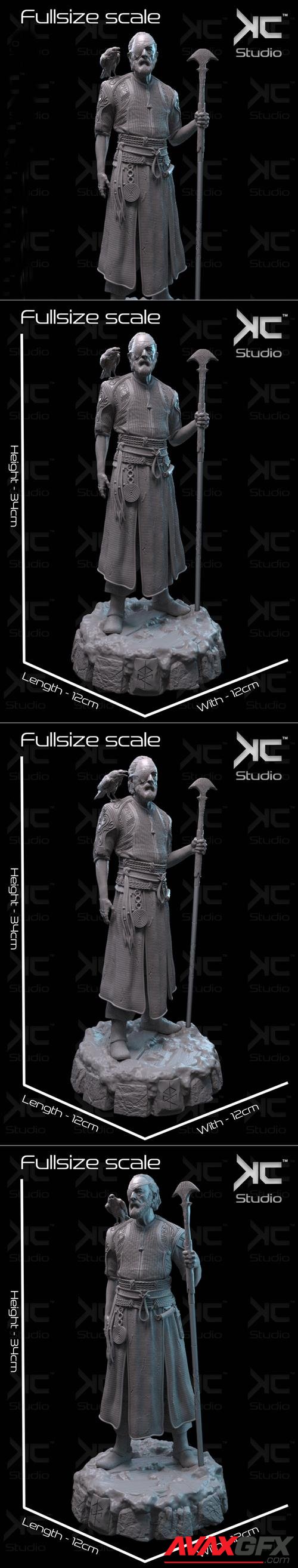 Odin Fan Art - Kc studio 3D Print