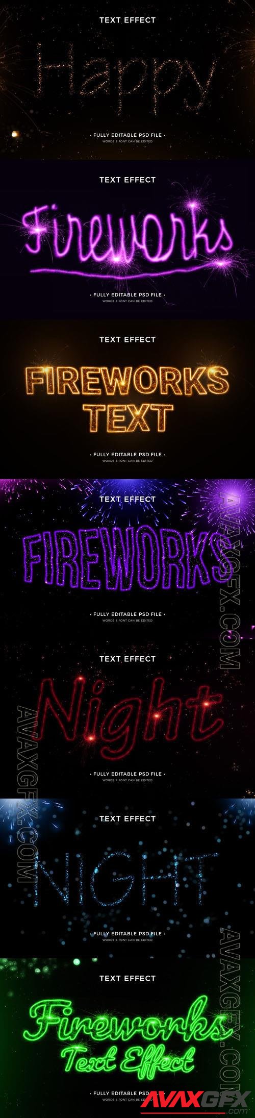 Psd style text effect editable set vol 385