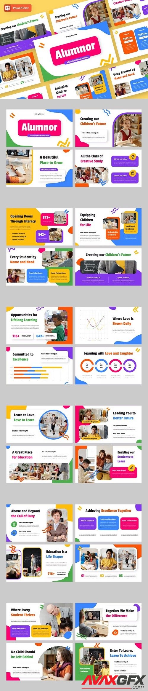 ALUMNOR - Education Kids Powerpoint [PPTX]