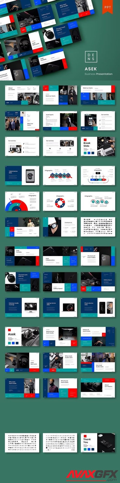 Asek – Business PowerPoint Template [PPTX]