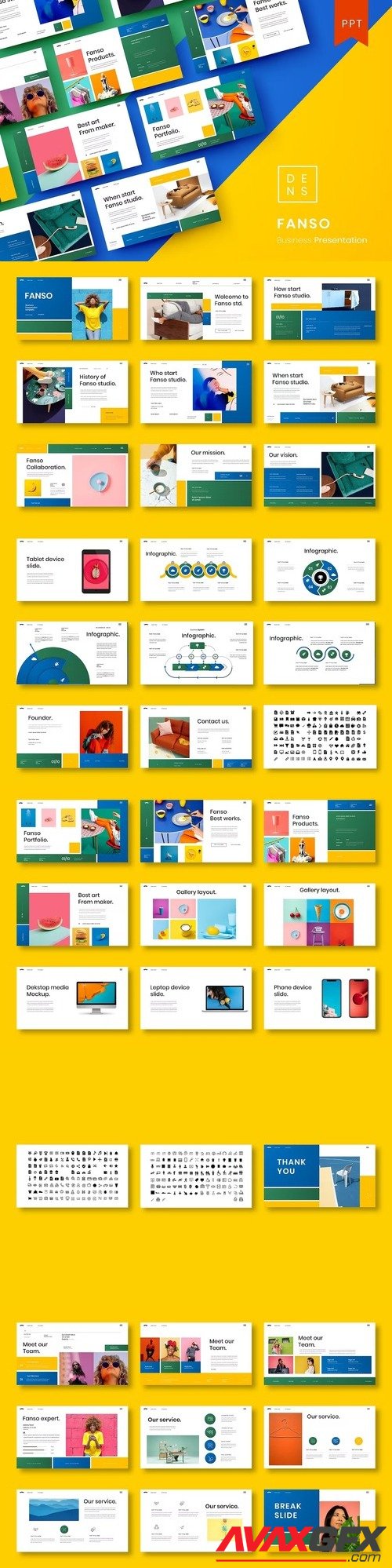 Fanso – Business PowerPoint Template [PPTX]