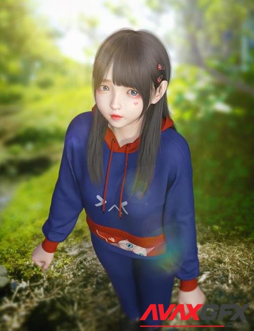 dForce SU Hoodies Suit for Genesis 8 and 8.1 Females and Genesis 9