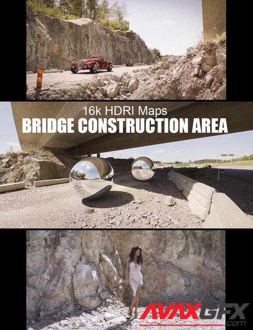 16k HDRI Maps - Bridge Construction Area