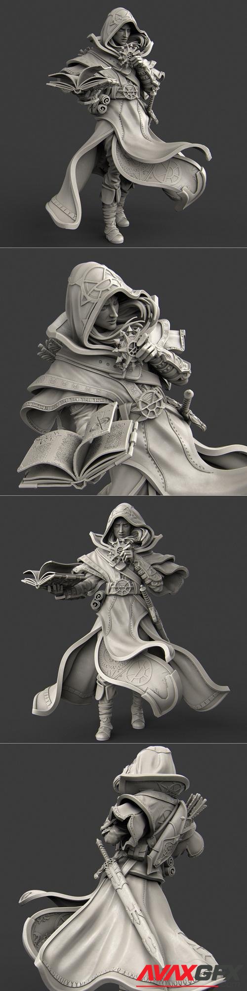 Elf Priest 3D Print