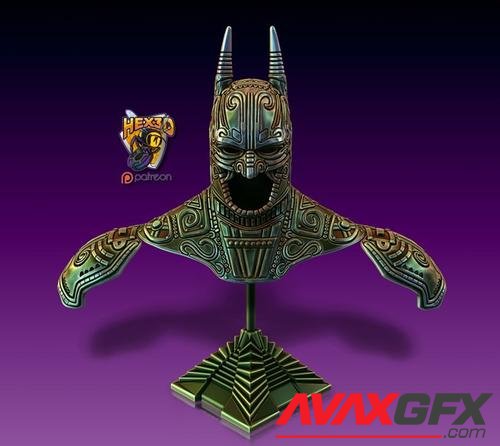 Hex3D - Aztec Batman V1 3D Print