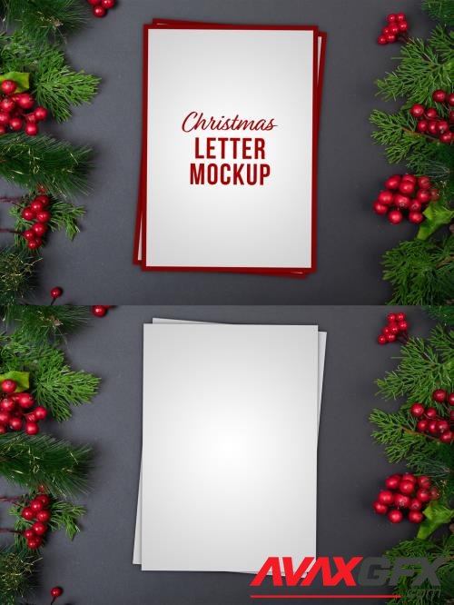 Christmas Letter Mockup 466042037 [Adobestock]