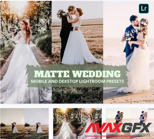 Matte Wedding Lightroom Presets Dekstop and Mobile - V8YZJUY