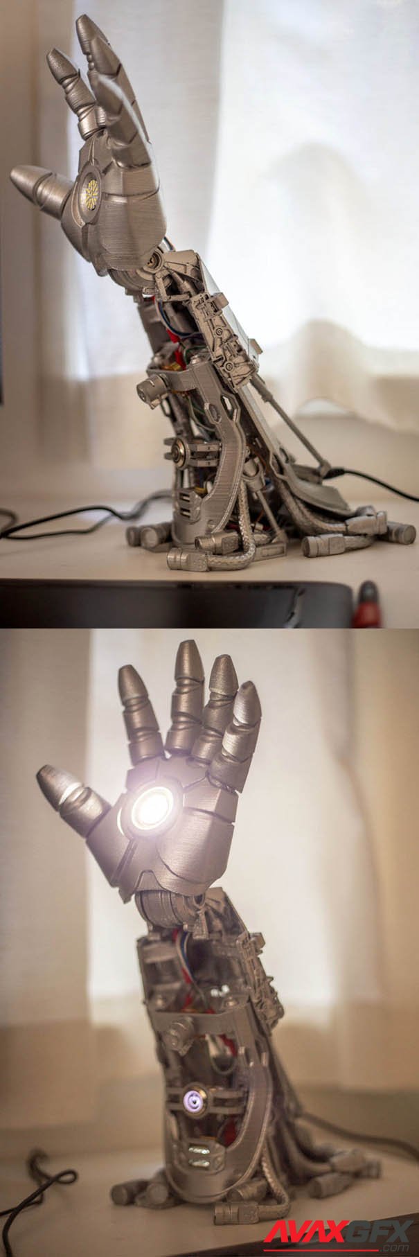 Iron Man Hand Lamp – 3D Print