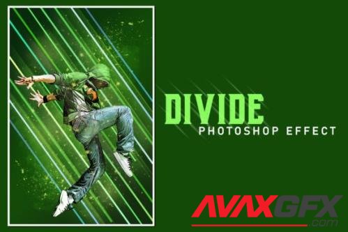 Divide Photoshop Effect