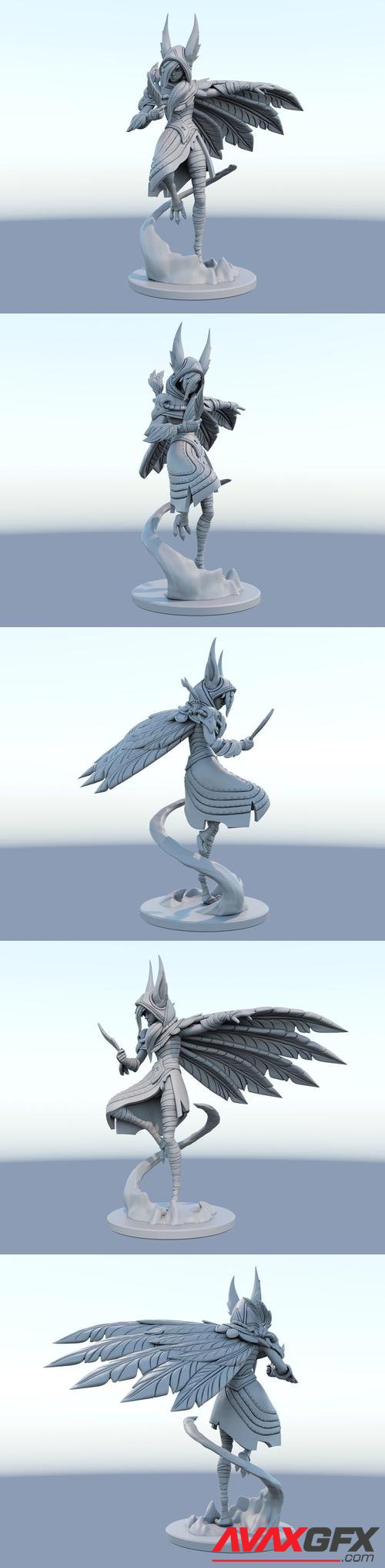 Xayah League of Legends 3D Print