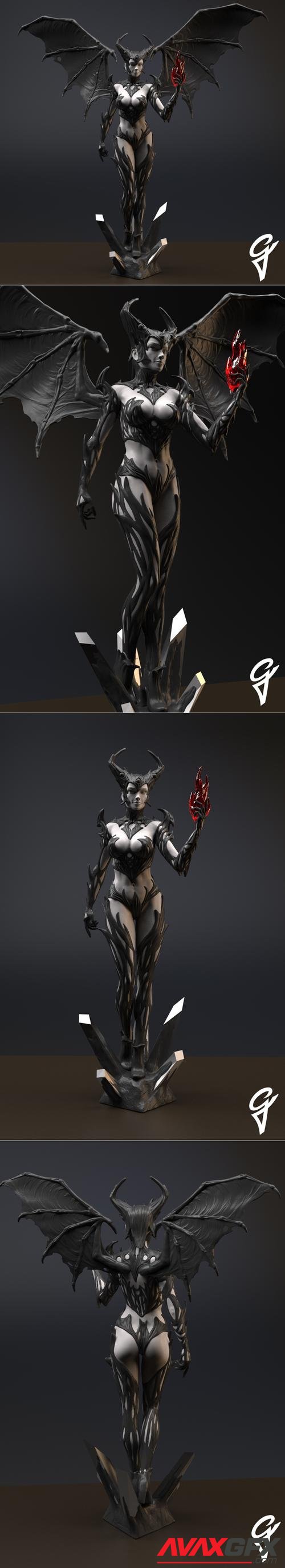 Diqual Queen of Pain - Gsculpt Art 3D Print