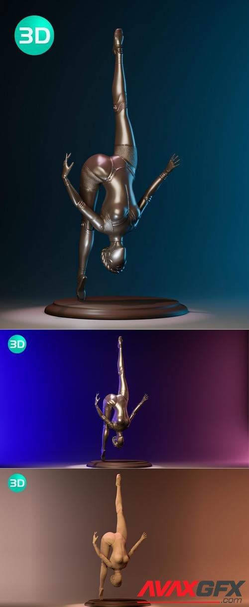 Ballet Dancing Female Robot - Atomic Heart 3D Print