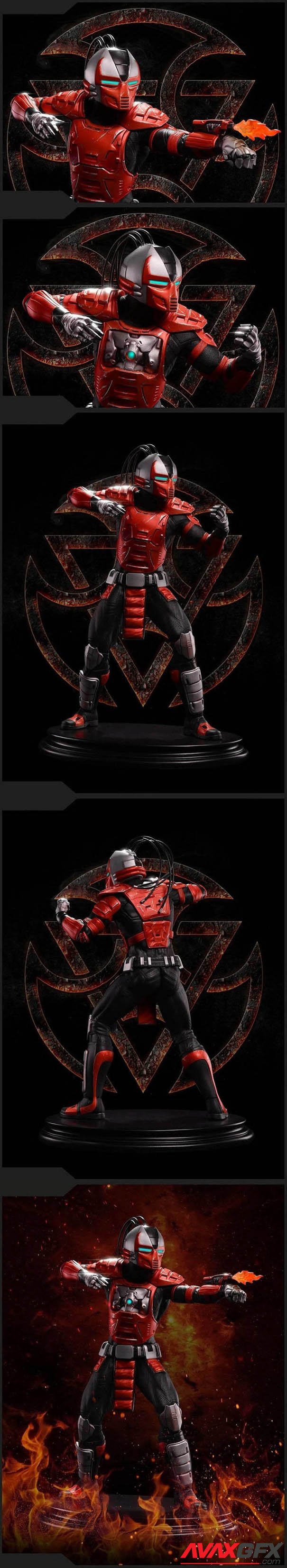 Mortal Kombat – Sektor – 3D Print