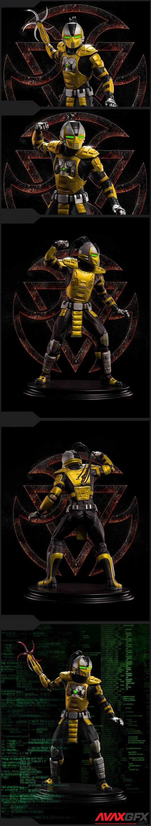 Mortal Kombat – Cyrax – 3D Print