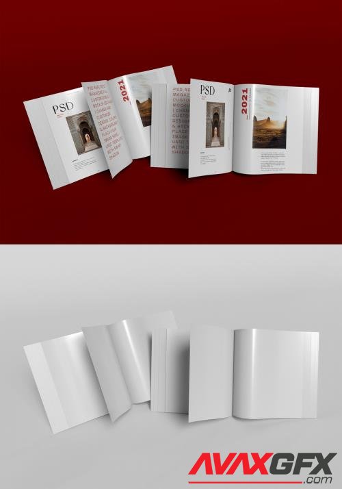 Two Paper Magazine Mockup 442971099 [Adobestock]