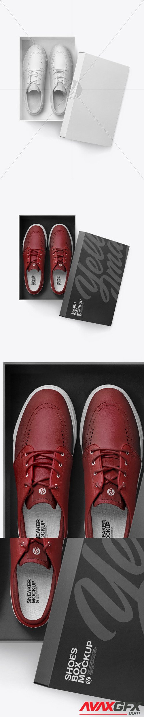 Sneakers Shoes w/ Box Mockup 60995 [TIF]