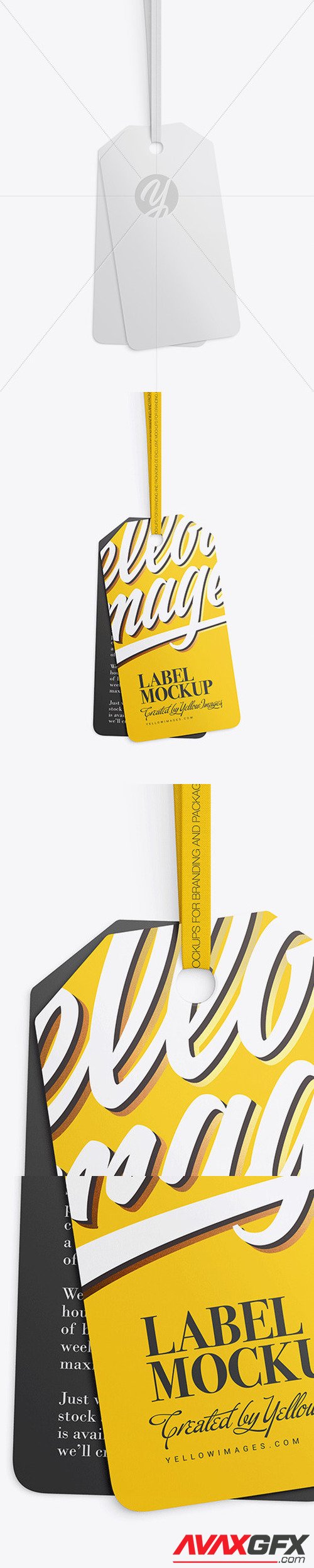 Two Matte Labels Mockup 53502 [TIF]