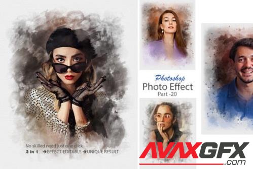 Realistic Painting Photo Effect - 10998873