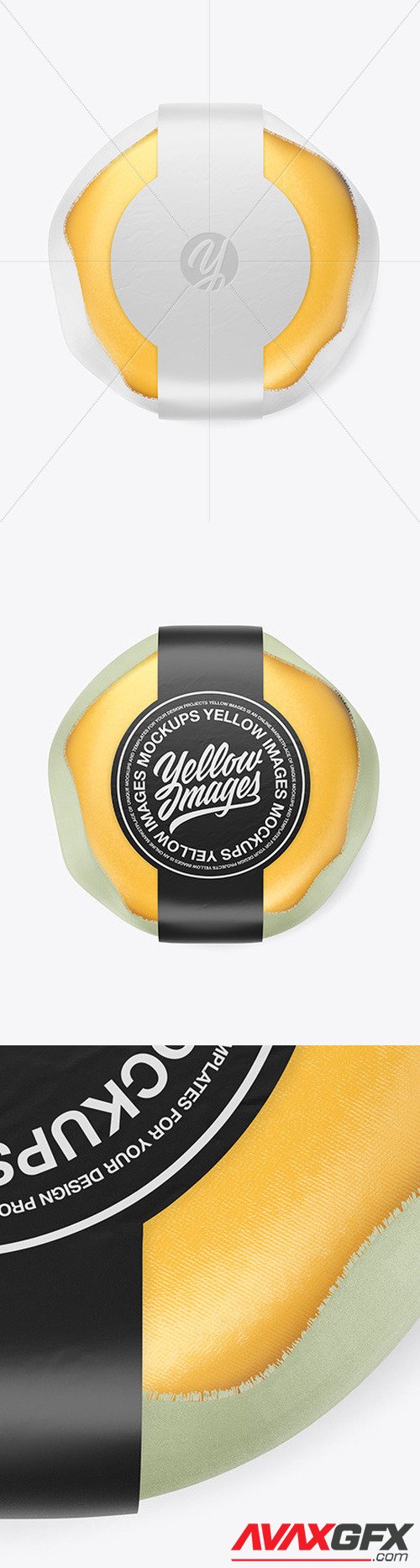 Cheese Wheel with Cover Mockup 56291 [TIF]