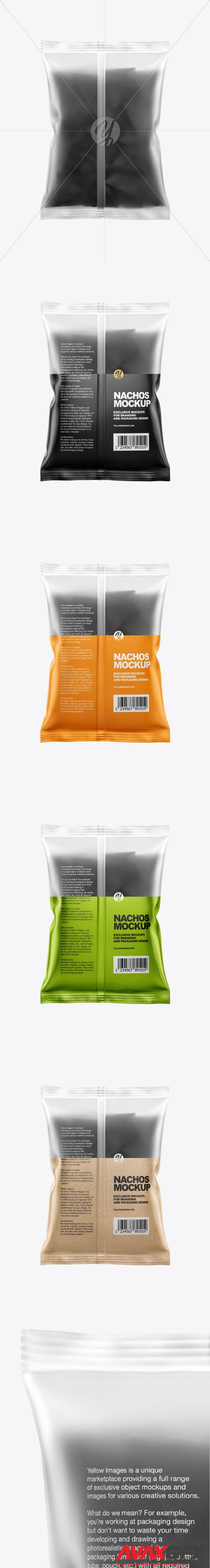 Frosted Bag With Black Nachos Mockup 55941 [TIF]