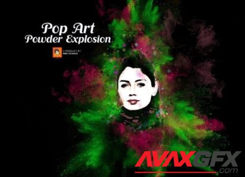 Pop Art Powder Explosion Action - 3253760