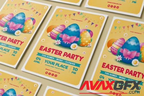 Flyer Easter Party [AI, EPS]
