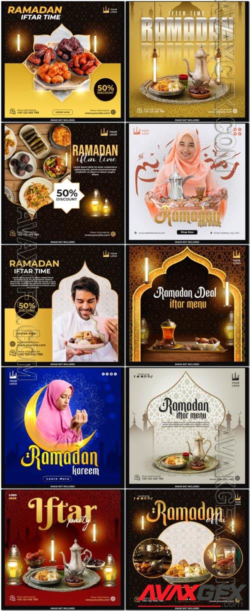 Ramadan kareem social media post psd template design [PSD]