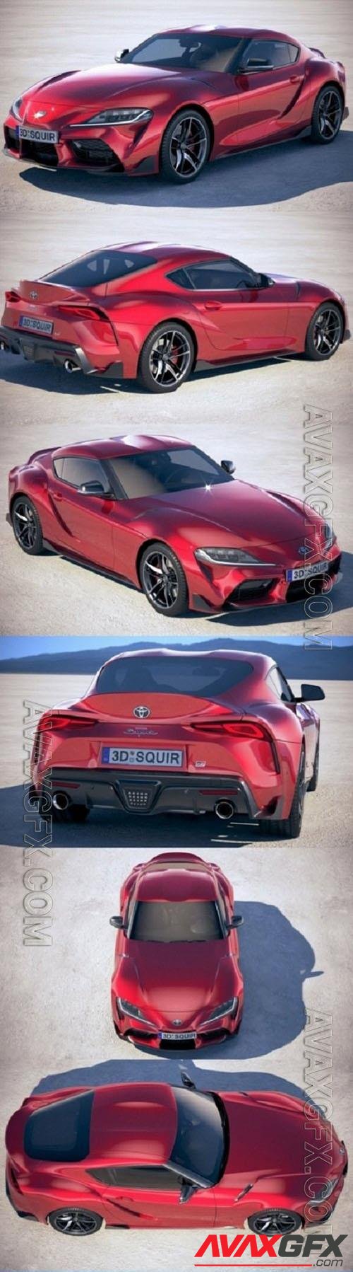 Toyota Supra 2020 3d model