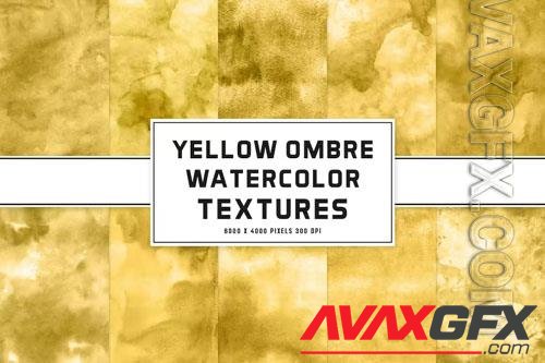 Yellow Ombre Watercolor Textures [JPG]