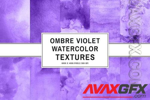 Ombre Violet Watercolor Textures [JPG]