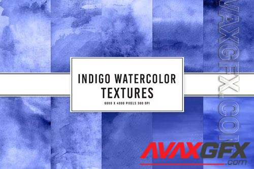 Indigo Watercolor Textures [JPG]