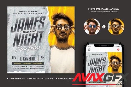 Night Club Flyer [PSD]