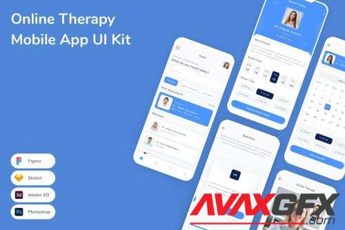 Online Therapy Mobile App UI Kit