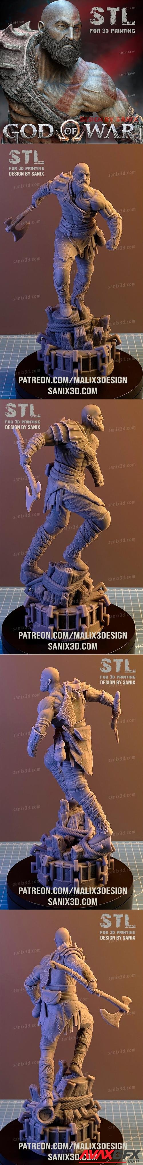 Kratos God of War - Sanix 3D Print