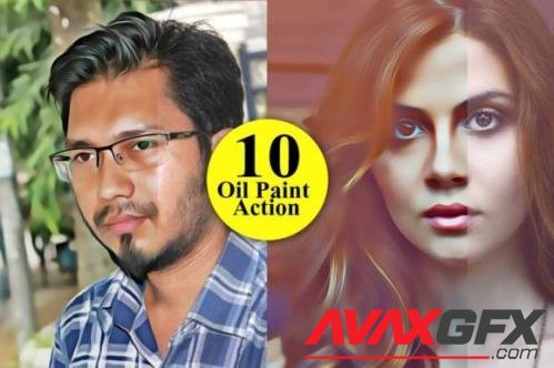 Oil Paint Action - 412332
