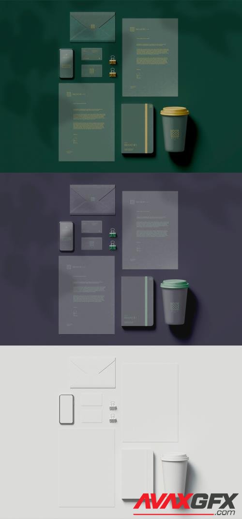 Stationery Set with Two Pens Mockup 431777573 [Adobestock]
