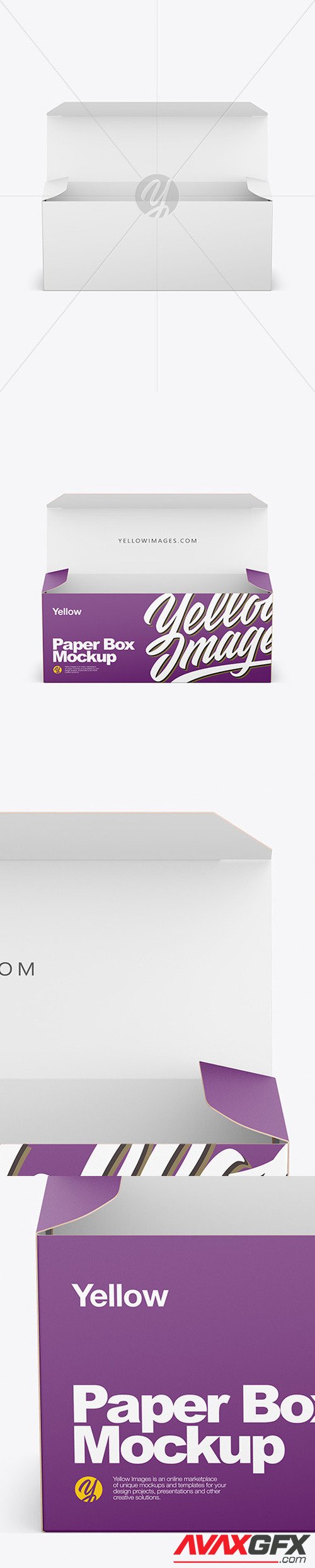 Opened Paper Box Mockup 48859 [TIF]
