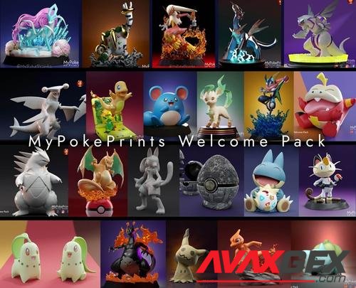 MyPokePrints Welcome 2.0 3D Print