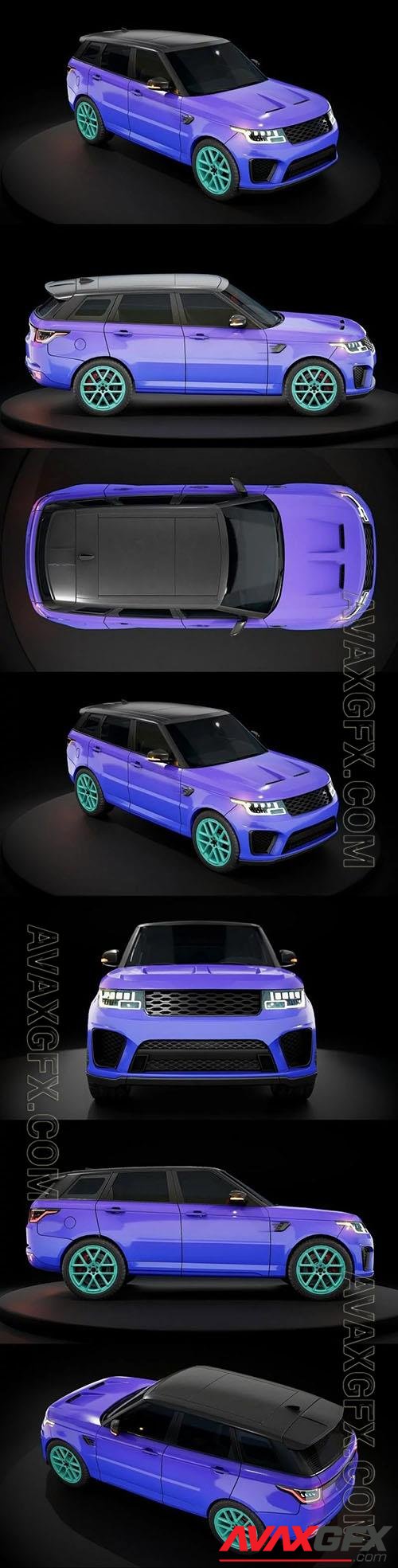 Range Rover Sport SVR BLUE