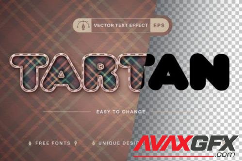 Stitch Tartan - Editable Text Effect - 13466029