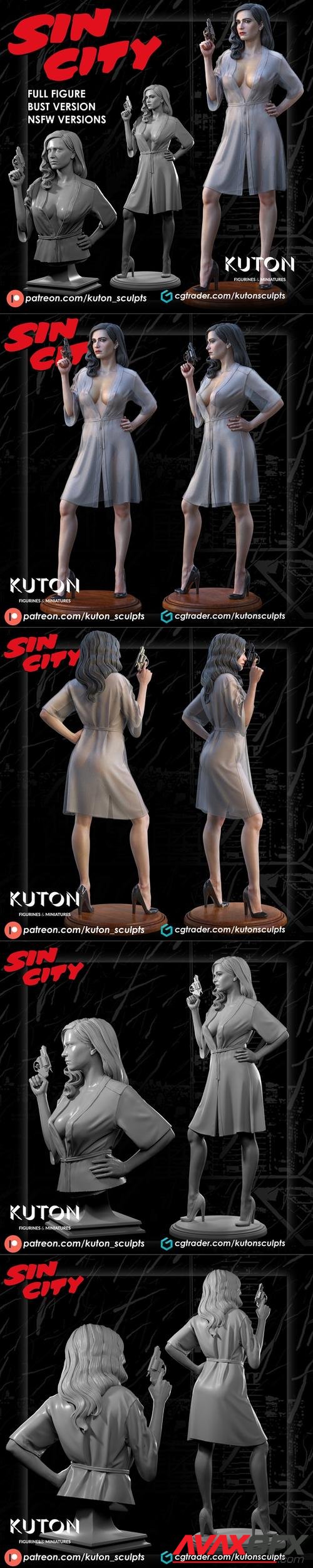 KUTON - Eva Green - Sin City 3D Print